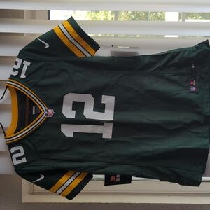 Women's Fitted Official Licensed NFL Nike Aaron Rodgers Green Bay Packers Jersey